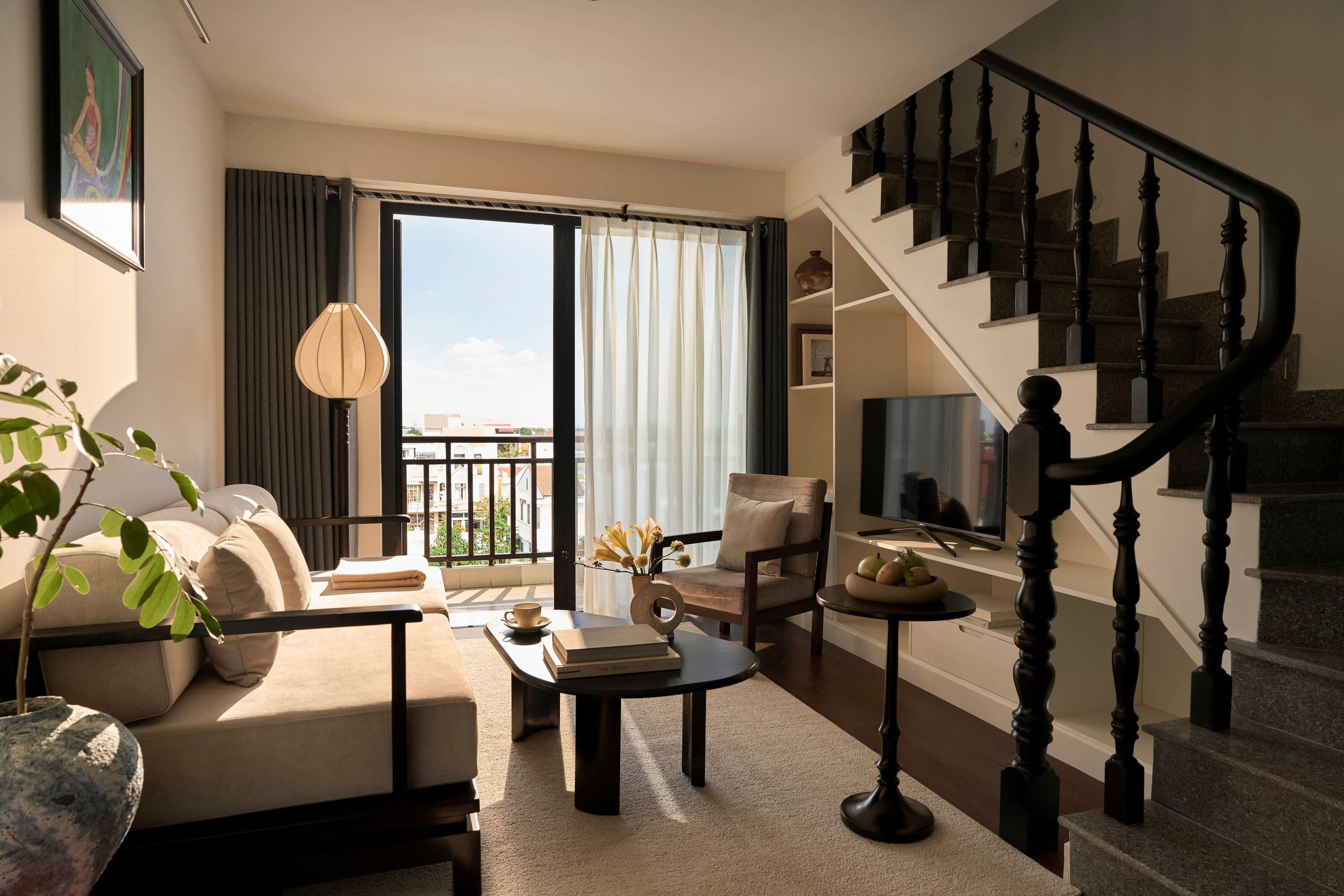 Duplex City View with Balcony