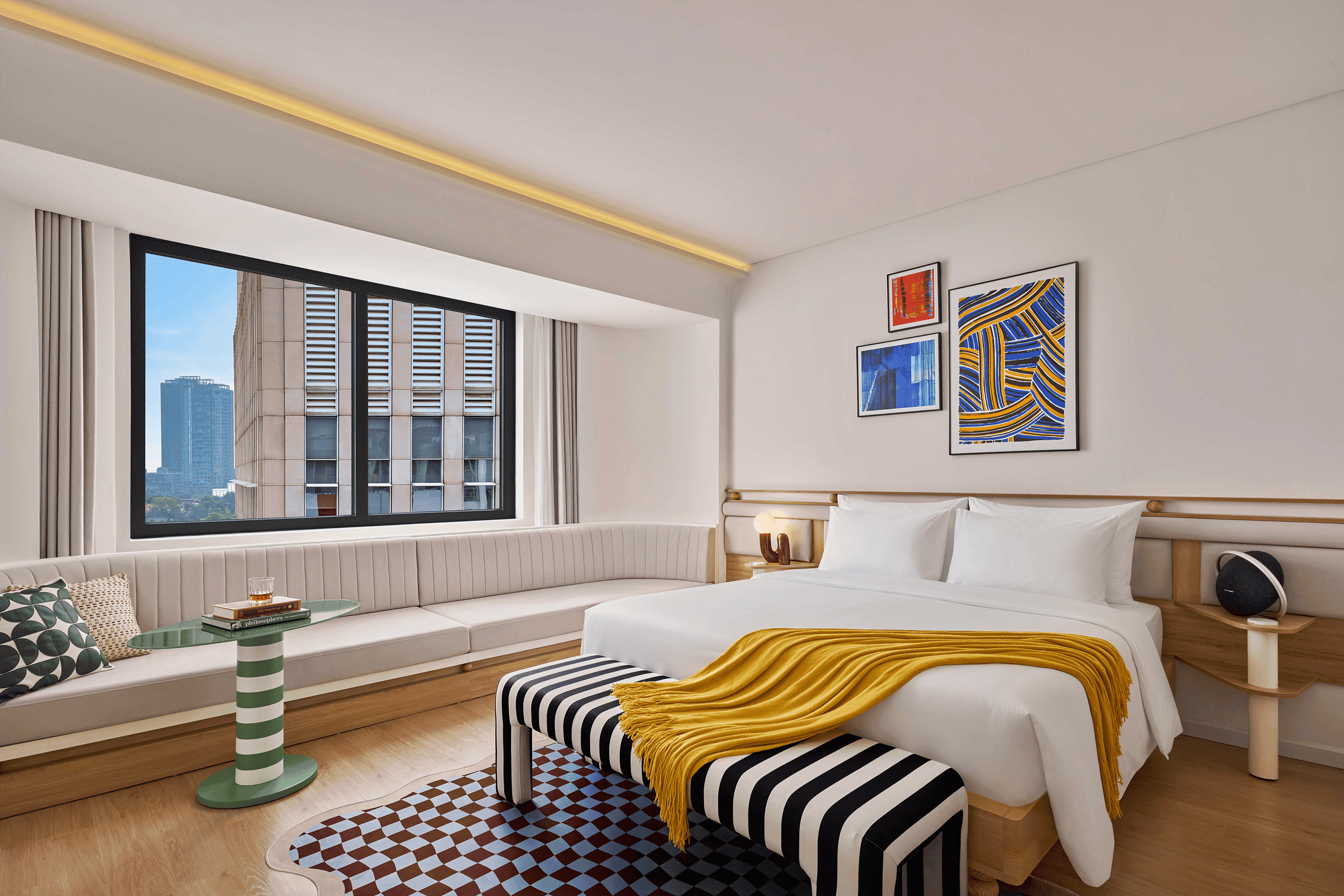 Premier City View with banquette seating