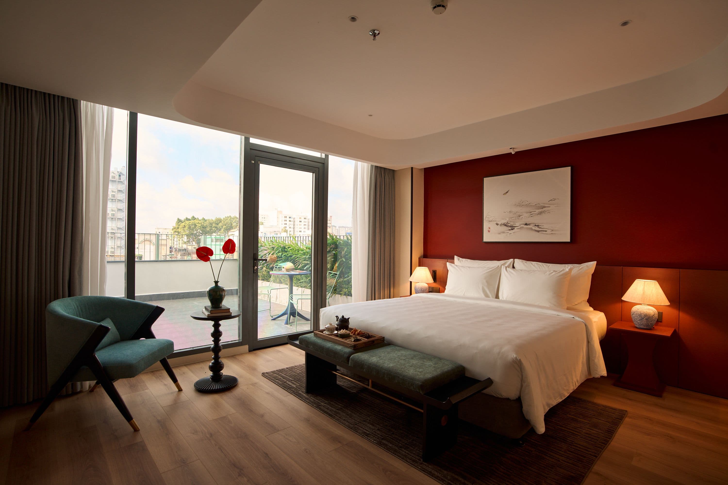 Premier City View with Balcony